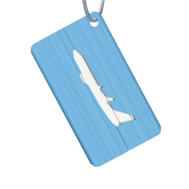 OKOKC Aluminium Alloy Luggage Tags Baggage Name Tags Suitcase Address Label Holder Travel Accessories