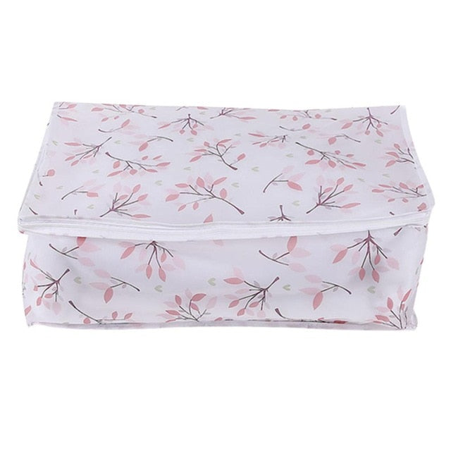 Flamingo Shape Quilt Storage Bag Home Clothes Quilt Pillow Blanket Storage Bag Travel Luggage Organizer Dampproof Sorting Bag