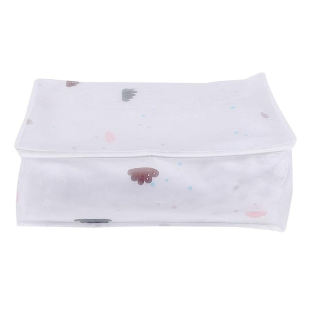 Flamingo Shape Quilt Storage Bag Home Clothes Quilt Pillow Blanket Storage Bag Travel Luggage Organizer Dampproof Sorting Bag