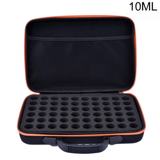 60 Bottles Essential Oil Case Storage Bag Holder Portable Travel Essential Oil Bottle Organizer Women Perfume Oil Collect Case