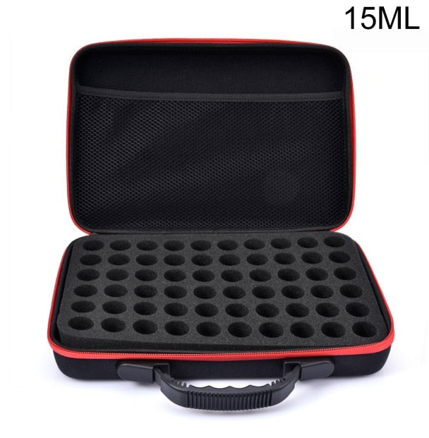 60 Bottles Essential Oil Case Storage Bag Holder Portable Travel Essential Oil Bottle Organizer Women Perfume Oil Collect Case
