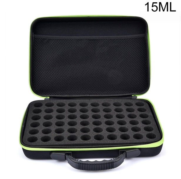 60 Bottles Essential Oil Case Storage Bag Holder Portable Travel Essential Oil Bottle Organizer Women Perfume Oil Collect Case
