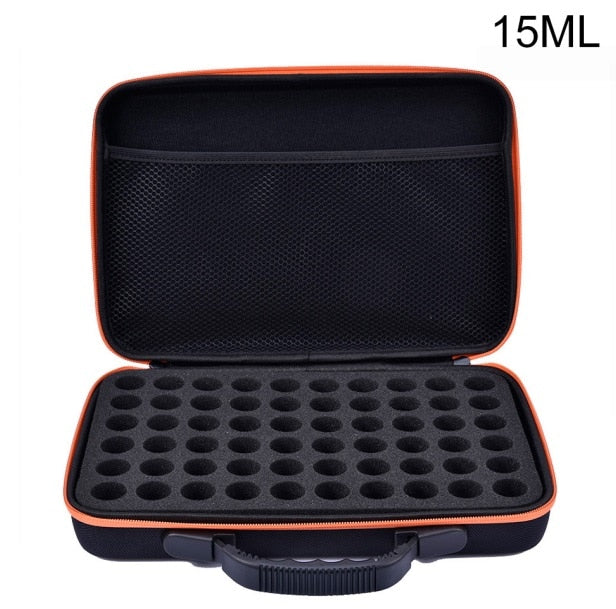 60 Bottles Essential Oil Case Storage Bag Holder Portable Travel Essential Oil Bottle Organizer Women Perfume Oil Collect Case