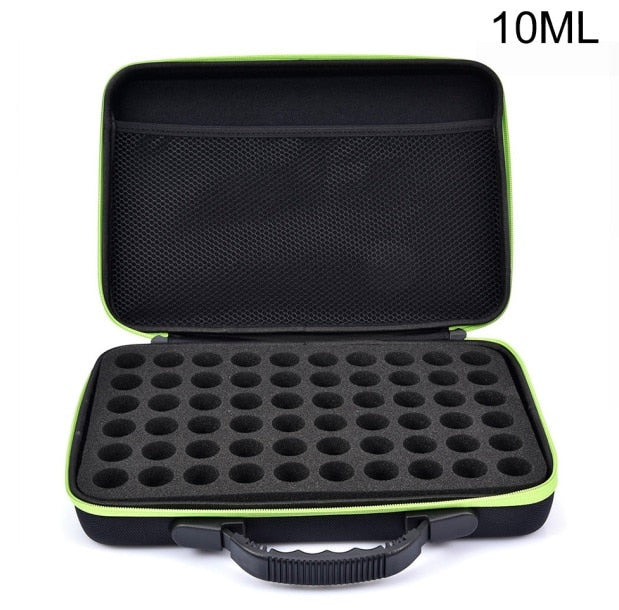 60 Bottles Essential Oil Case Storage Bag Holder Portable Travel Essential Oil Bottle Organizer Women Perfume Oil Collect Case