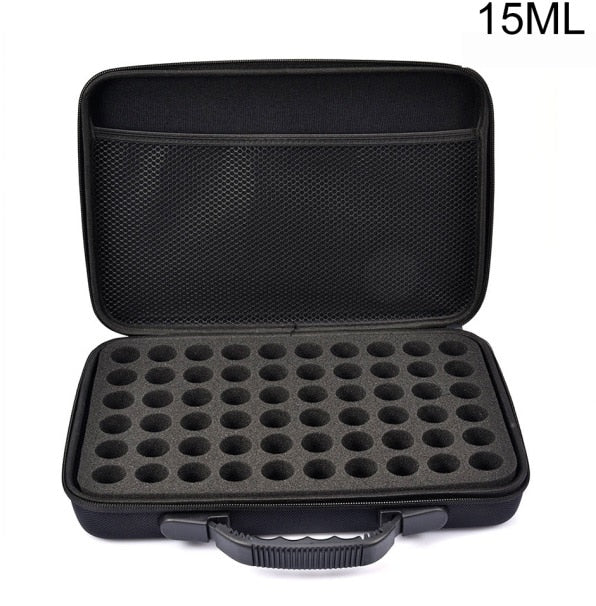 60 Bottles Essential Oil Case Storage Bag Holder Portable Travel Essential Oil Bottle Organizer Women Perfume Oil Collect Case