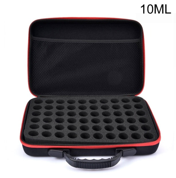 60 Bottles Essential Oil Case Storage Bag Holder Portable Travel Essential Oil Bottle Organizer Women Perfume Oil Collect Case