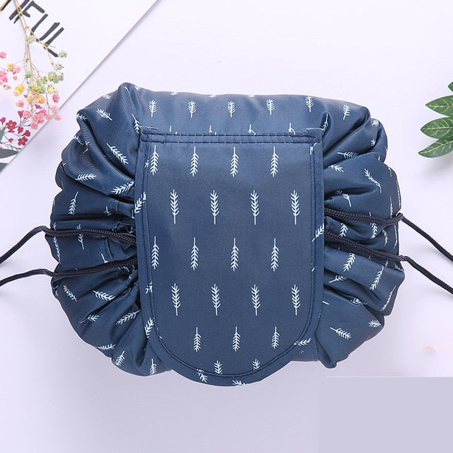 Women Drawstring Travel Cosmetic Bag Makeup Bag Organizer Make Cosmetic Bag Case Storage Pouch Toiletry Beauty Kit Box OC471