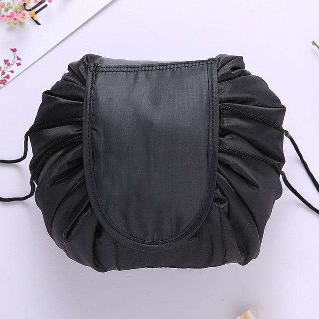 Women Drawstring Travel Cosmetic Bag Makeup Bag Organizer Make Cosmetic Bag Case Storage Pouch Toiletry Beauty Kit Box OC471