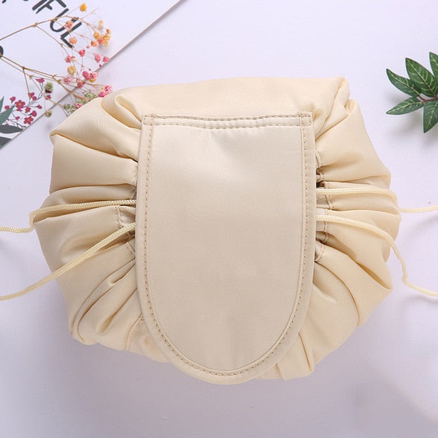 Women Drawstring Travel Cosmetic Bag Makeup Bag Organizer Make Cosmetic Bag Case Storage Pouch Toiletry Beauty Kit Box OC471