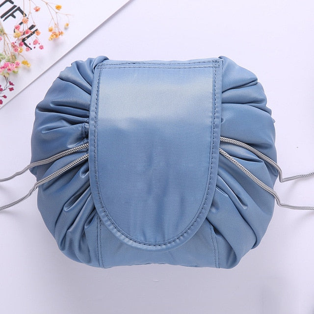 Women Drawstring Travel Cosmetic Bag Makeup Bag Organizer Make Cosmetic Bag Case Storage Pouch Toiletry Beauty Kit Box OC471