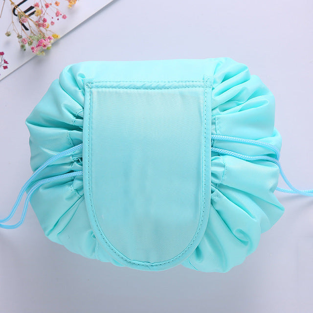 Women Drawstring Travel Cosmetic Bag Makeup Bag Organizer Make Cosmetic Bag Case Storage Pouch Toiletry Beauty Kit Box OC471