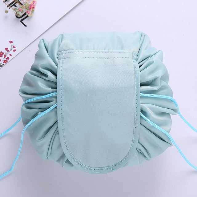 Women Drawstring Travel Cosmetic Bag Makeup Bag Organizer Make Cosmetic Bag Case Storage Pouch Toiletry Beauty Kit Box OC471