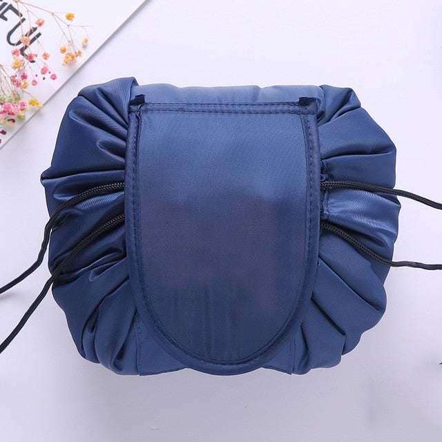 Women Drawstring Travel Cosmetic Bag Makeup Bag Organizer Make Cosmetic Bag Case Storage Pouch Toiletry Beauty Kit Box OC471