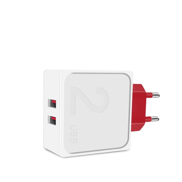 2.4A Universal USB Charger EU Plug Travel Wall Mobile Phone Fast  Charger Adapter For Iphone Samsung Xiaomi Huawei LG Microusb