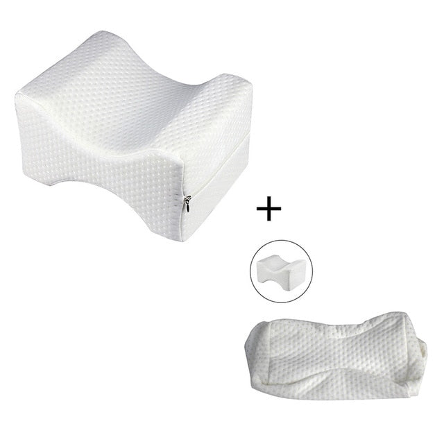 Orthopedic Memory Foam Knee Wedge Pillow for Sleeping Sciatica Back Hip Joint Pain Relief Thigh Leg Pad Support Cushion