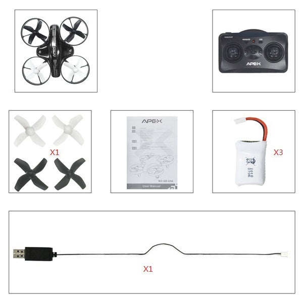Mini Drone RC Quadcopter Remote Control Helicopter 4CH Pocket Aircraft Headless Mode Altitude Hold Toy Dron Shipped From RU