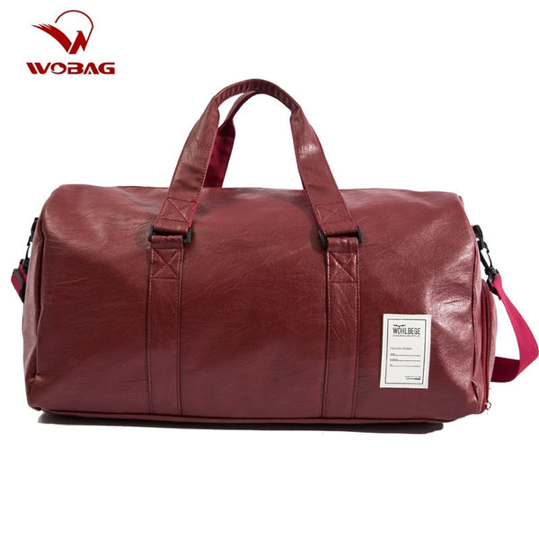 Wobag Lolita Style Travel Bag PU Leather Couple Travel Bags Hand Luggage For Men Women Fashion Duffle Bag Gym bag
