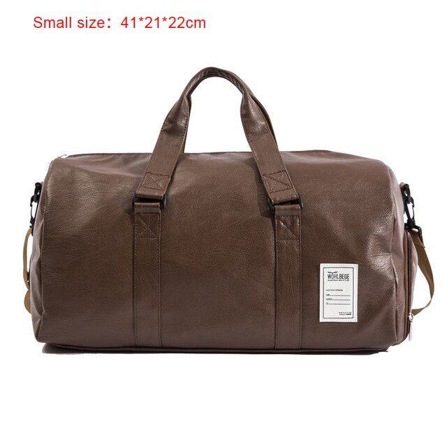 Wobag Lolita Style Travel Bag PU Leather Couple Travel Bags Hand Luggage For Men Women Fashion Duffle Bag Gym bag