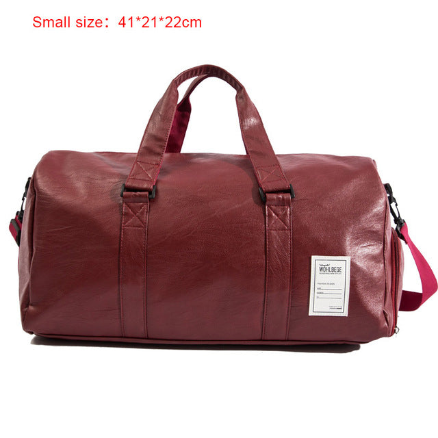 Wobag Lolita Style Travel Bag PU Leather Couple Travel Bags Hand Luggage For Men Women Fashion Duffle Bag Gym bag