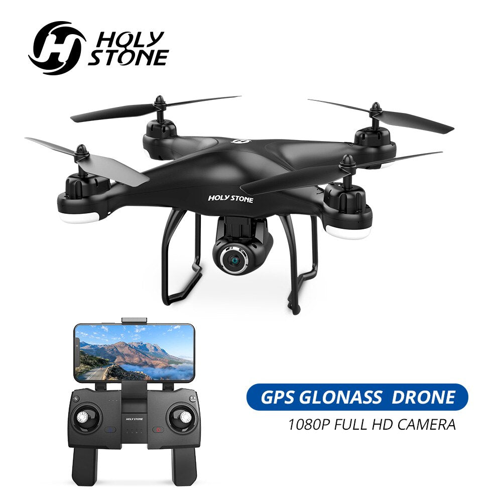 Holy Stone GPS Drone FPV with 1080p HD Camera Wifi RC Drones Selfie Follow Me Quadcopter GPS Glonass Quadrocopter 300M