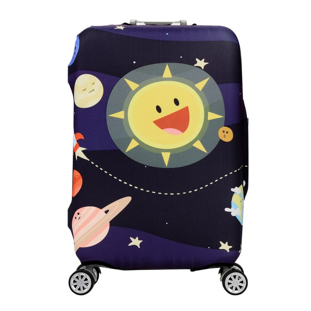 QIAQU Brand Travel Thicken Elastic Color Luggage Suitcase Protective Cover, Apply to 18-32inch Cases, Travel Accessories 2017