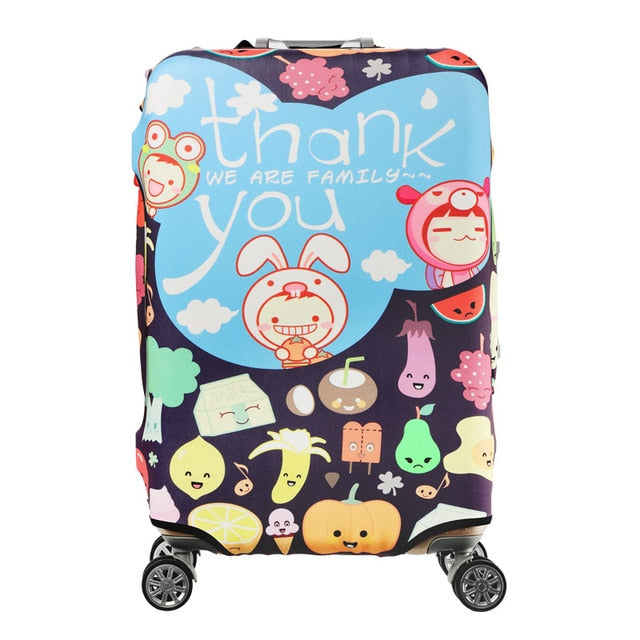QIAQU Brand Travel Thicken Elastic Color Luggage Suitcase Protective Cover, Apply to 18-32inch Cases, Travel Accessories 2017