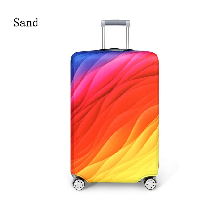 Elastic Travel Luggage Cover Dustproof Protective Travel Suitcase Cover For 18-32 Inch Trolley Bag Case Luggage Accessories