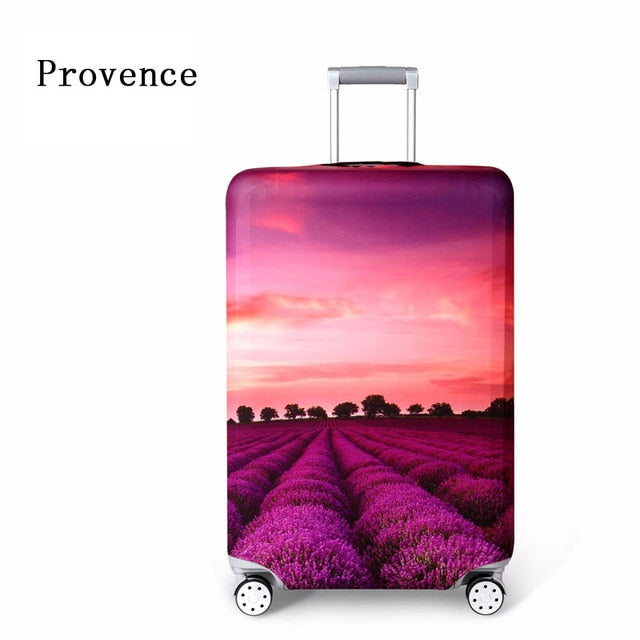Elastic Travel Luggage Cover Dustproof Protective Travel Suitcase Cover For 18-32 Inch Trolley Bag Case Luggage Accessories