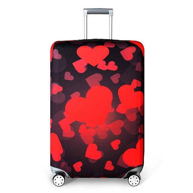 Elastic Travel Luggage Cover Dustproof Protective Travel Suitcase Cover For 18-32 Inch Trolley Bag Case Luggage Accessories
