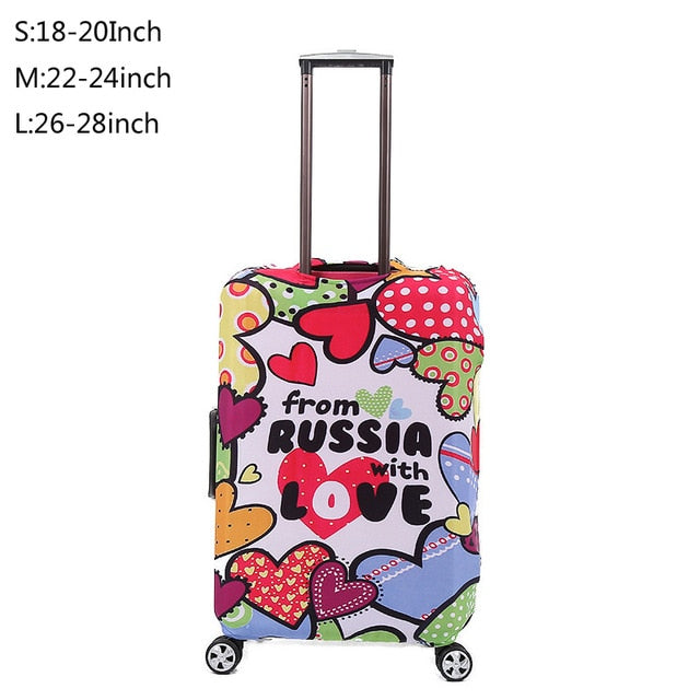 Fashion Travel Suitcase Protective Cover For 18-28inch,Trolley Luggage Accessories Case Cover,Dust Cover,Travel Accessories,Z86