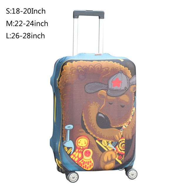 Fashion Travel Suitcase Protective Cover For 18-28inch,Trolley Luggage Accessories Case Cover,Dust Cover,Travel Accessories,Z86
