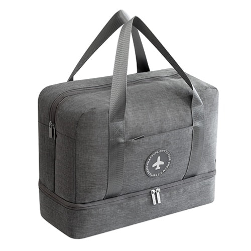 BUCHNIK Waterproof Portable Travel Bag Double Layer Classification Clothes Shoes Organizer Luggage Tidy Pouch Accessories Supply