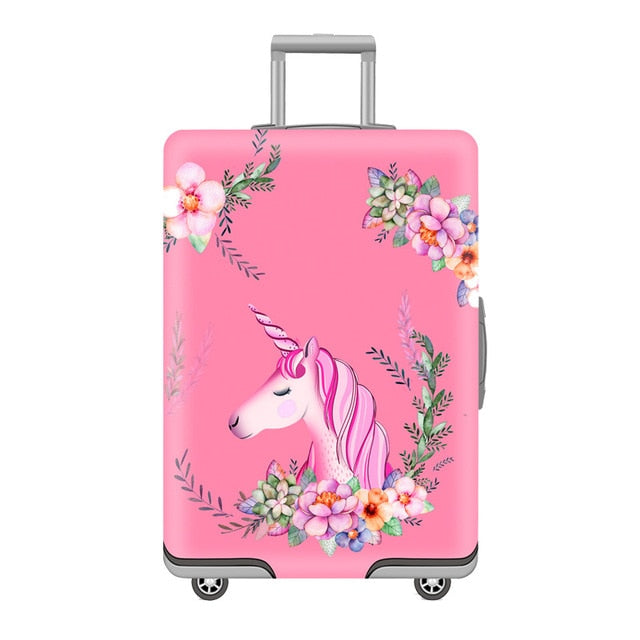 Elastic Travel Luggage Cover Dustproof Protective Travel Suitcase Cover For 18-32 Inch Trolley Bag Case Luggage Accessories