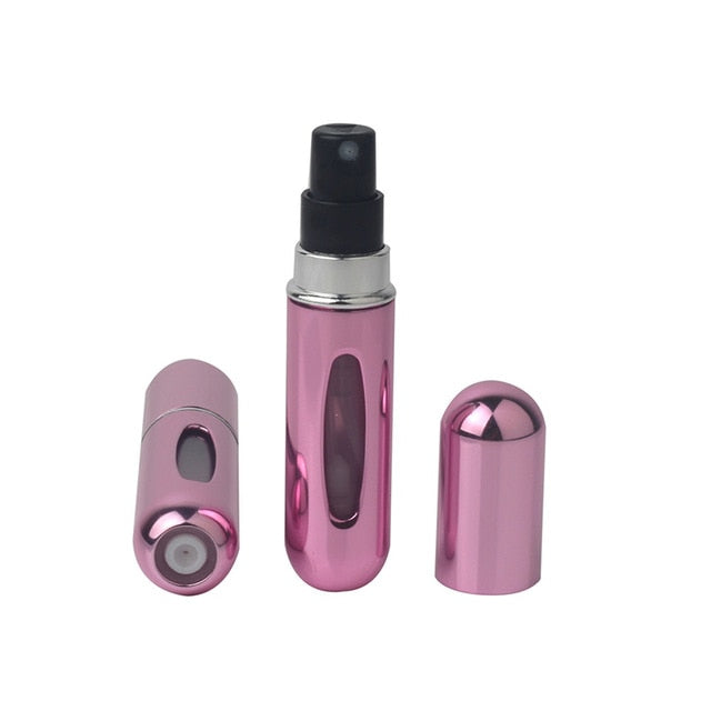 5ml Portable Mini Refillable Perfume Bottle With Spray Scent Pump Empty Cosmetic Containers Spray Atomizer Bottle For Travel New