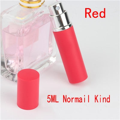 5ml Portable Mini Refillable Perfume Bottle With Spray Scent Pump Empty Cosmetic Containers Spray Atomizer Bottle For Travel New