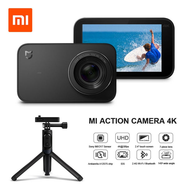 International version Xiaomi Mi Mijia Action camera 4K /30FPS Ambarella A12S75 WiFi underwater waterproof Cam Sport video camera