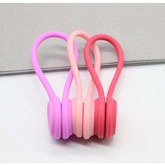 3Pcs/Pack Earphone Cord Winder Cable Holder Organizer Clips Multi Function Durable Magnet Headphones Winder Cables Drop Shipping