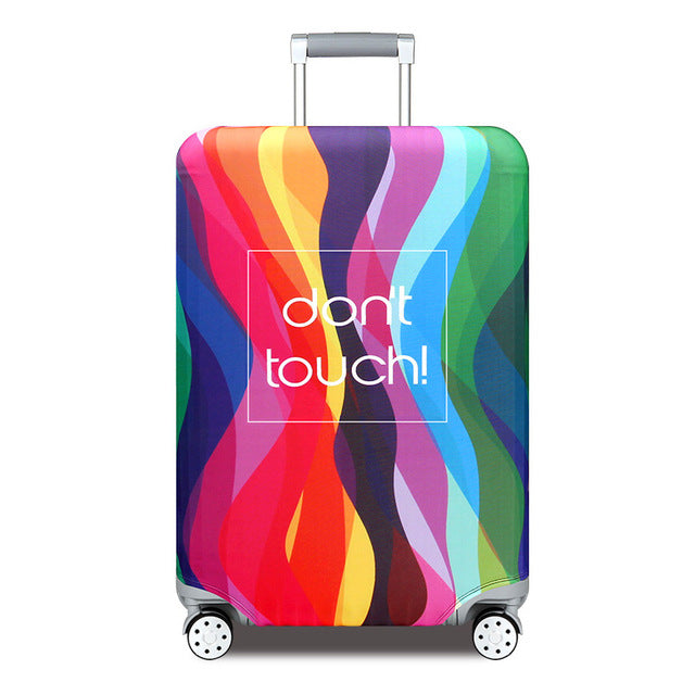 Elastic Travel Luggage Cover Dustproof Protective Travel Suitcase Cover For 18-32 Inch Trolley Bag Case Luggage Accessories